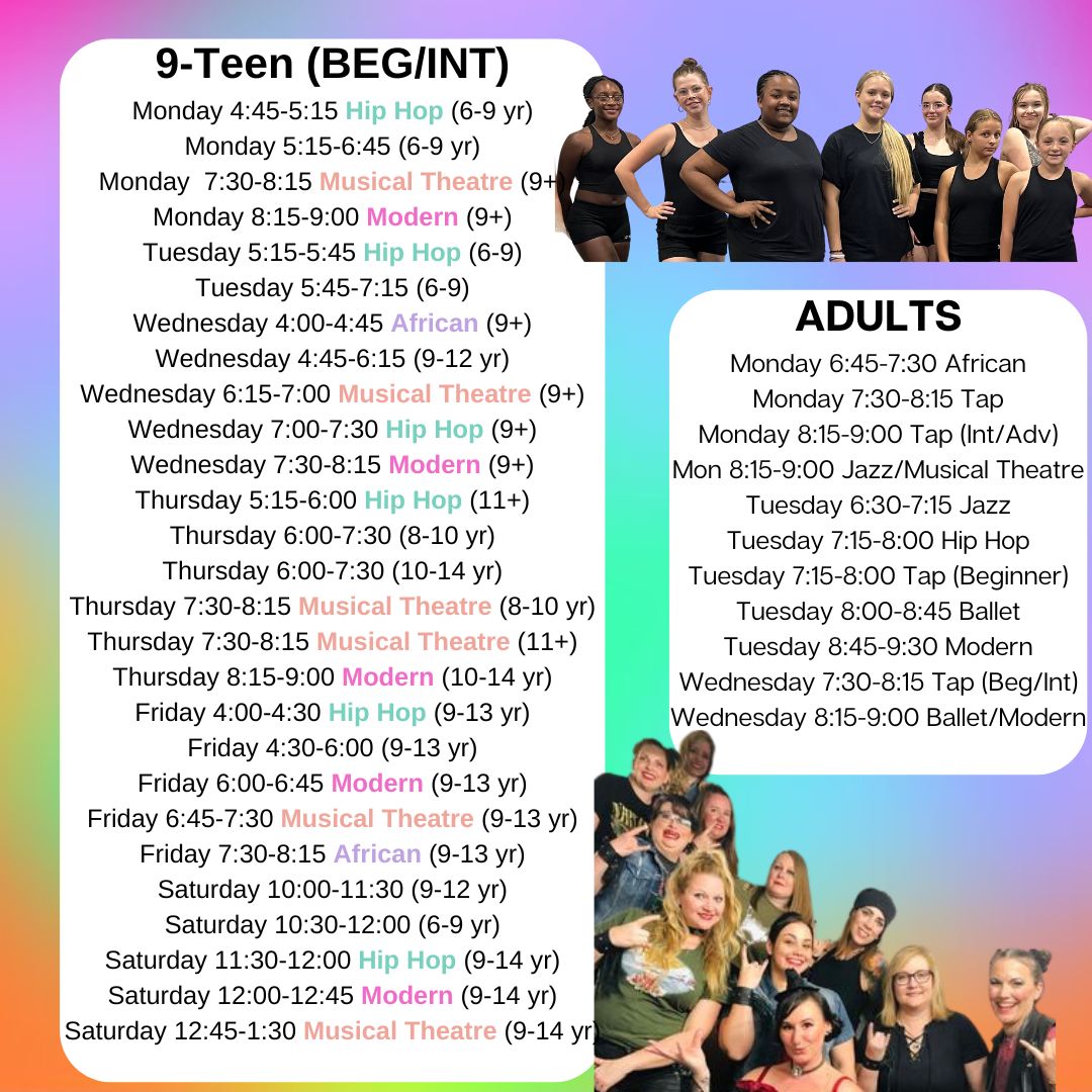 Fall dance classes